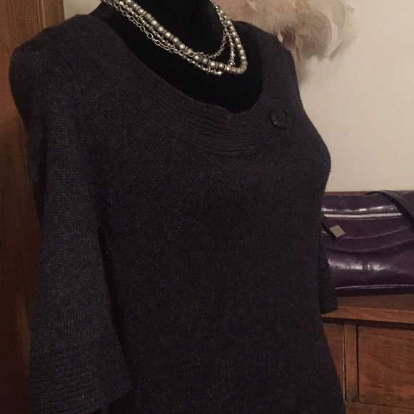 Kenzie dark grey Sweater dress, size medium - Picture 2 of 8